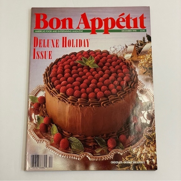 Bon Appetit Magazine December 1990 Deluxe Holiday Issue Food & Entertaining - Picture 1 of 5